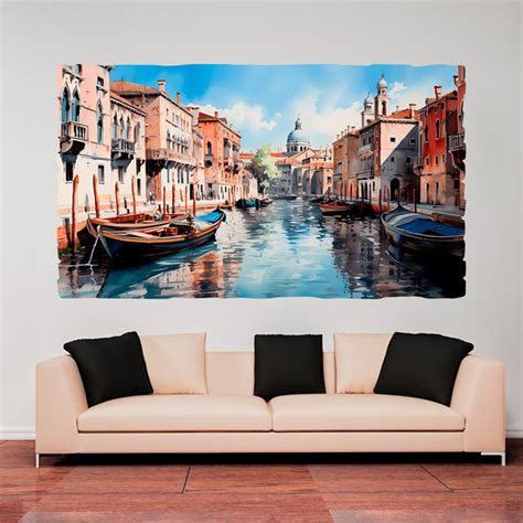 Wall Sticker Venice Canal Muraldecal