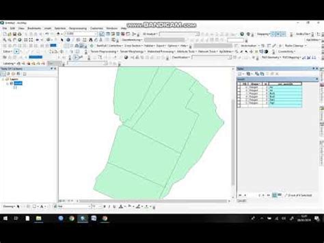 Cara Menggabungkan Polygon Di Arcmap Youtube