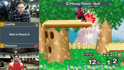 Rest In Peach 2 5 Money Match Marth Captain Falcon DadMilk Vs