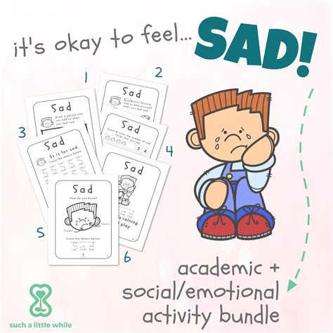 It S Okay To Feel Sad Identifying Emotions Worksheet Pdf Such A