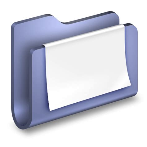 Documents Blue Folder Icon Alumin Folders Iconpack Wil Nichols