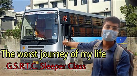 Gsrtc Bus Journey In Sleeper Class Veraval To Rajkot By Bus Gujarat