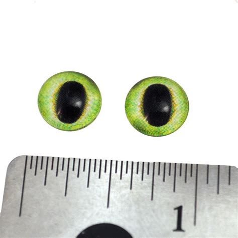 Friendly Green Dragon Glass Eyes Handmade Glass Eyes