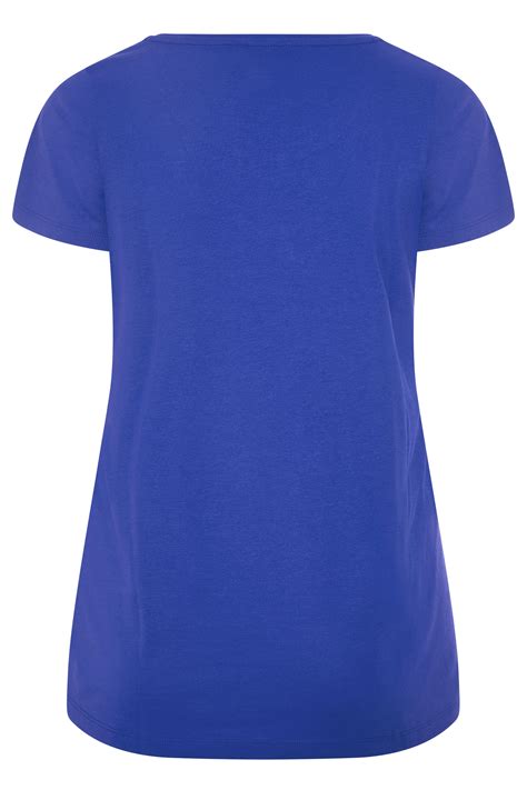 Cobalt Blue T Shirt Yours Clothing