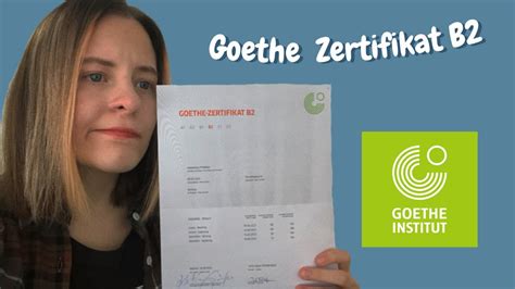 Goethe Zertifikat B My Experience Youtube