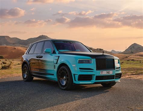 Rolls Royce Cullinan Mansory Tiffany Luxury Chaffeur Services Dubai