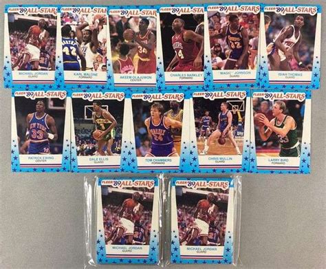 Fleer Basketball Sticker Sets Matthew Bullock Auctioneers