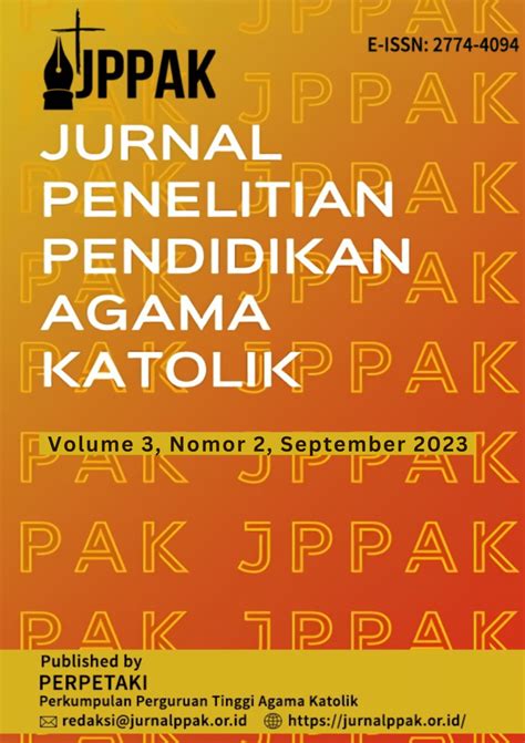 Pdf Peningkatan Kinerja Guru Pendidikan Agama Katolik Melalui