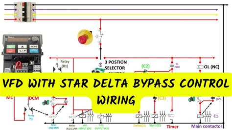 VFD WITH STAR DELTA BYPASS CONTROL WIRING VFD Bypass Starter