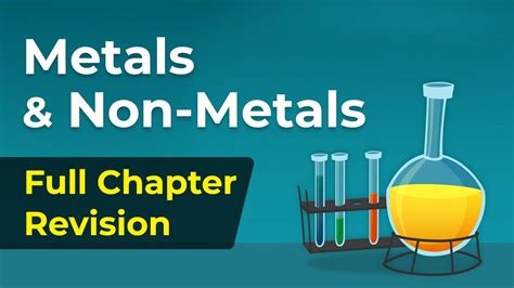 Full Chapter Metals And Non Metals Class 10 Revision Class 10th CBSE