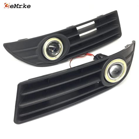 EeMrke LED Angel Eyes DRL For Volkswagen VW Polo Daytime Running Lights