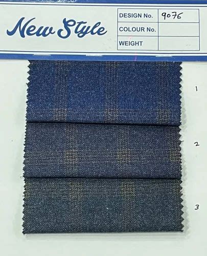 Blue Woolen Tweed Blazer Fabric At Rs 350 Meter Tweed Fabric In New