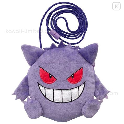 Japan Pokemon Plush Pouch Gengar Kawaii Limited