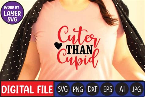 Cuter Than Cupid Svg Cut File Graphic By Roni Designer Creative Fabrica