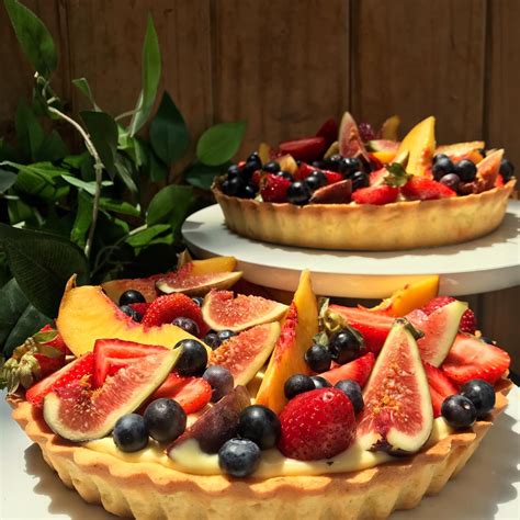 Tarta De Crema Pastelera Y Frutas Fresca Cocineros Argentinos