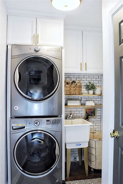 Stackable Washer And Dryer Laundry Room Ideas