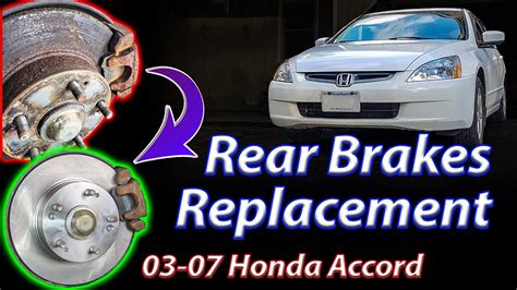 Replacing Rear Brakes On My 99 Honda Accord How To Replace R