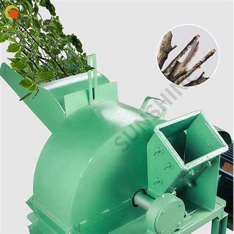 Large Wood Shredder Wet And Dry Branch Wood Sawdust Bamboo Grass