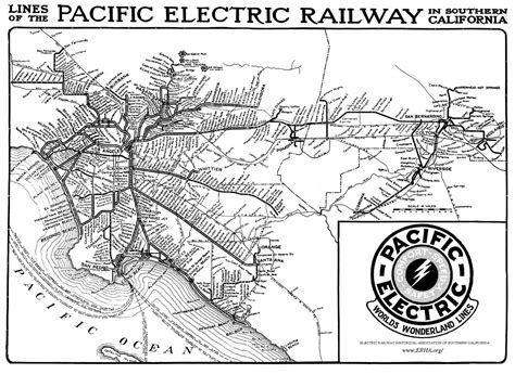 Transit Maps: Historical Map: Pacific Electric Railway System in ...