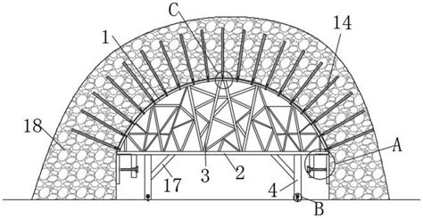 一种用于煤矿采空区内掘进巷道的支护结构的制作方法