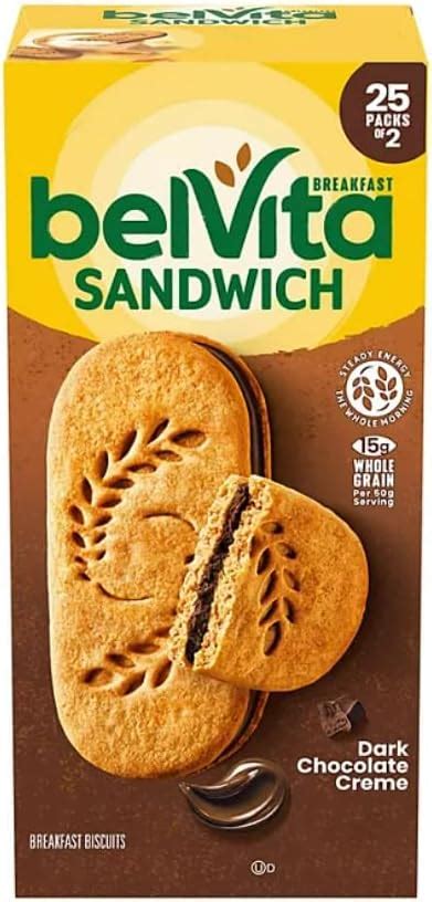 Amazon Belvita Breakfast Sandwich Dark Chocolate Creme Breakfast