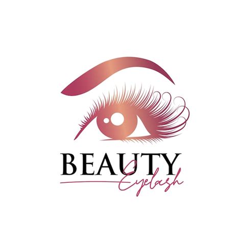 Premium Vector Beauty Eyelash Extension Logo Design Template