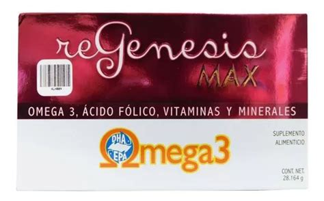 Regenesis Max Caja Con 30 Cápsulas en venta en San Nicolás De Los Garza