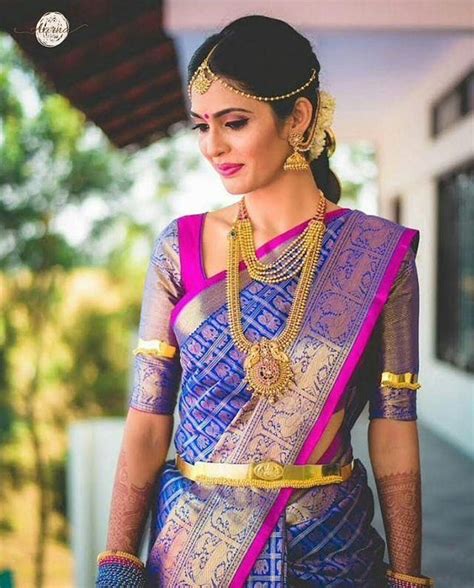 Pattu Saree Colors Bridaljewellery South Indian Bridal Jewellery South Indian Weddings South