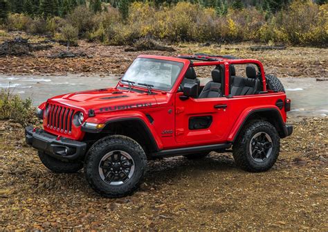 All New Wrangler Rubicon Jl With Half Doors In Firecracker Red