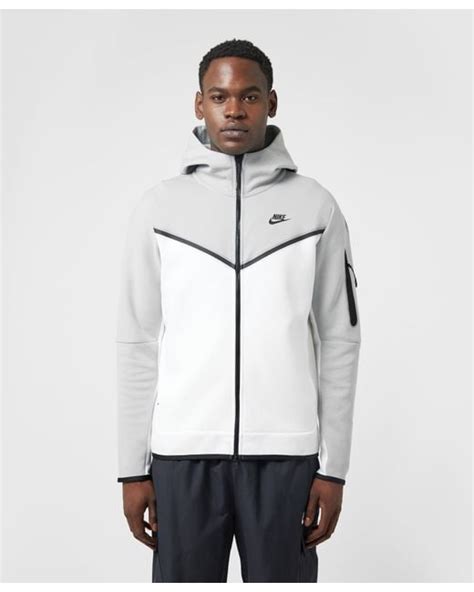 Nike Tech Fleece Full Zip Hoodie In Grey Gray For Men Lyst