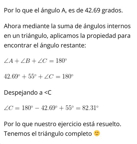 Mhg Matem Ticas Ii Leyes De Senos Y Cosenos