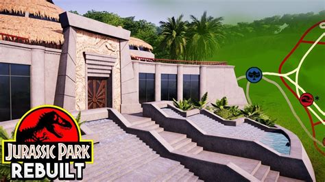 Building An Accurate Jurassic Park Jurassic Park Rebuilt Jurassic World Evolution Youtube