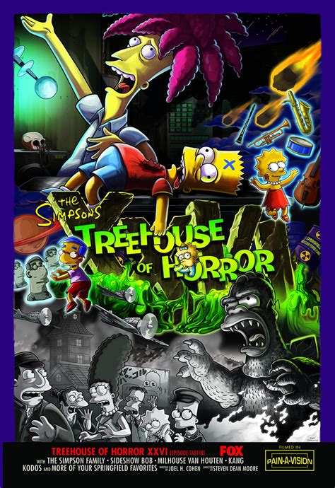 The Simpsons Halloween Episode Treehouse Of Horror Xxvi