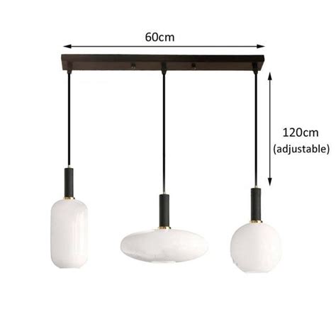 Nordic Milk White Glass Pendant Light Gabyberg Design