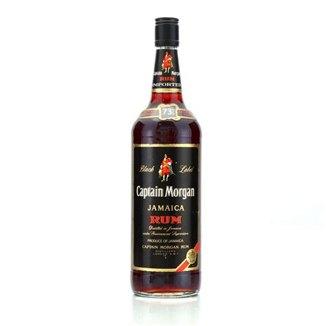 Captain Morgan Black Label Rum 73% 1 Litre 1980s | Rum Auctioneer