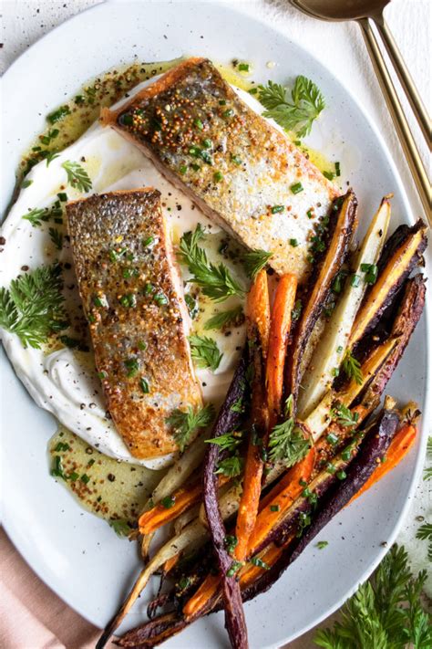 Simple Salmon Dinner With Roasted Carrots The Original Dish