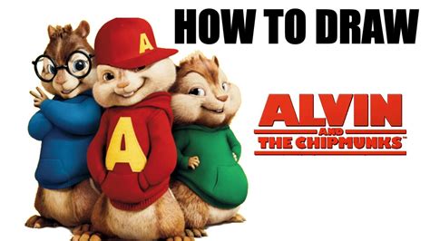 How To Draw Alvin From Alvin And The Chipmunks Drawing Lessons For