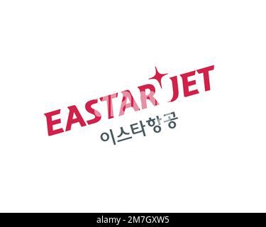 Eastar Jet, Logo, White Background Stock Photo - Alamy