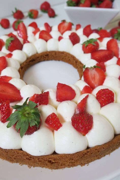 crème Une fois la tarte aux fraises terminée remettez la au frais