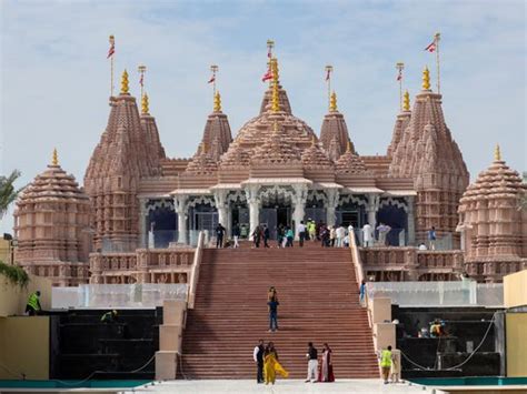 Revealed First Visuals Inside Hindu Temple In Abu Dhabi And When Uae