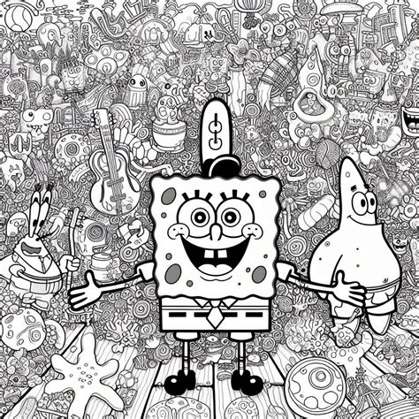 Dibujos Para Colorear De Bob Esponja Divi Rtete Con Tus Personajes