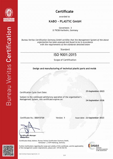 Certified Quality In Injection Moulding Kabo Plastic Gmbh