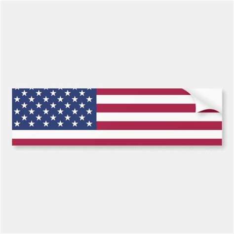 American Flag Bumper Sticker | Zazzle.com