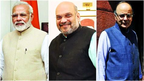 Narendra Modi Meets Amit Shah Arun Jaitley To Discuss Instant Gst Relief