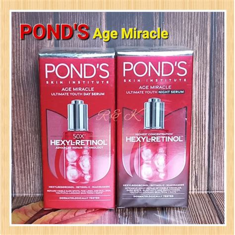 Jual Ponds Age Miracle Ultimate Youth Day Night Serum 30 Gr Shopee