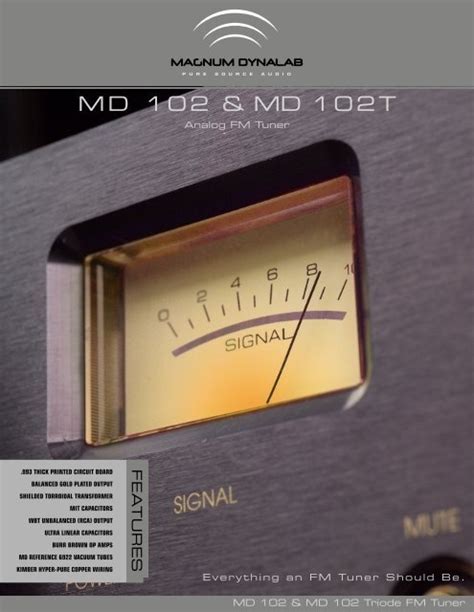 MD 102 & MD 102T - Magnum Dynalab