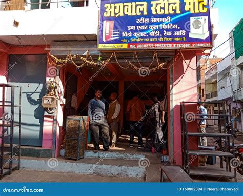 Indian Steel Mart Store Displaying Board In India January 2020