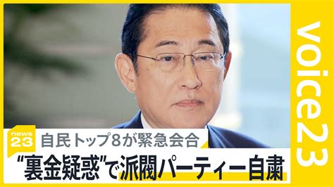 「派閥パーティーは当面自粛」岸田総理指示…“裏金疑惑”問題で自民党トップ8が緊急会合【news23】 Tbs News Dig フォトギャラリー