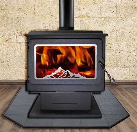 Sbi Esw0015 2400 Sq Ft Black Wood Stove With Blower At Sutherlands