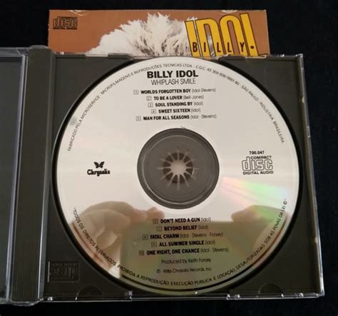 Cd Billy Idol Whiplash Smile Supla Nina Hagen Siouxsie MercadoLivre